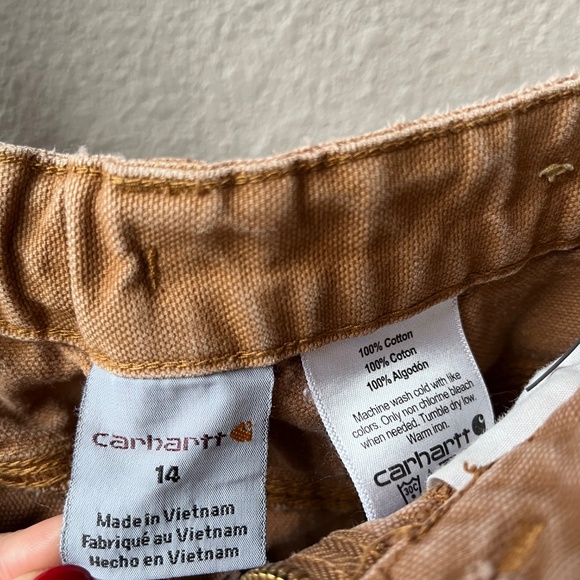 Boys Distressed Carhartt Work pants - Picture 3 of 6